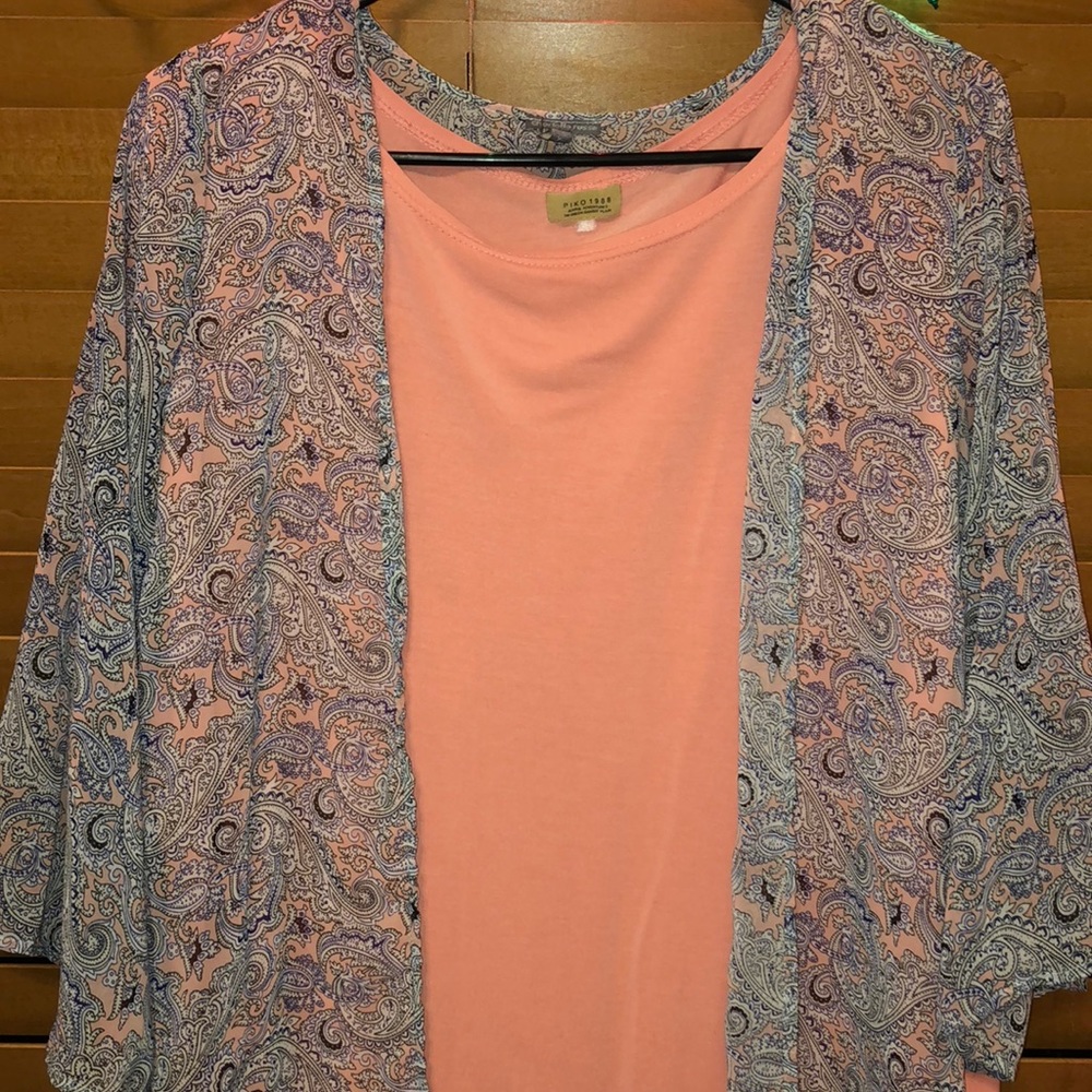 Charlotte Russe patterned kimono